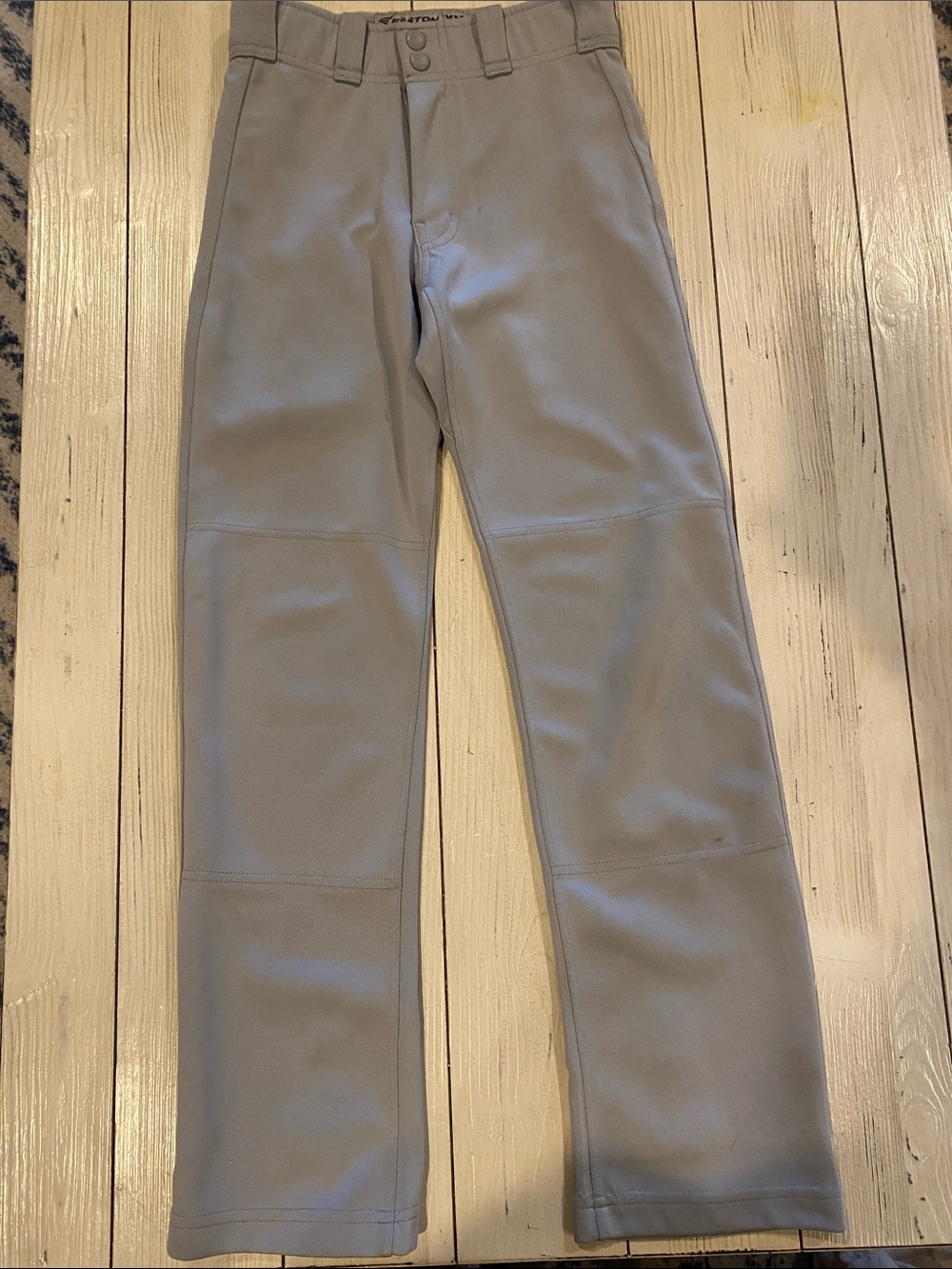 Easton Kids Baseball Pants - Light Gray